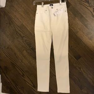 urban outfitters nwt white high rise skinny jeans